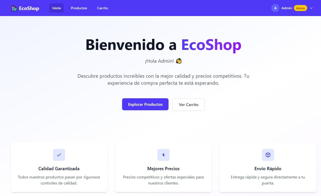 Captura de EcoShop