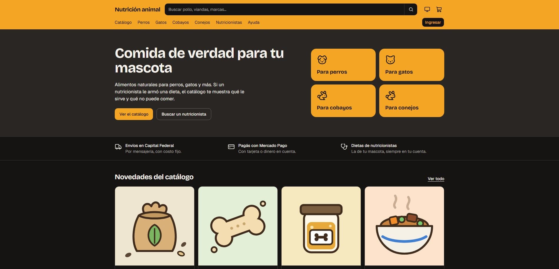 Captura de Nutrición Animal